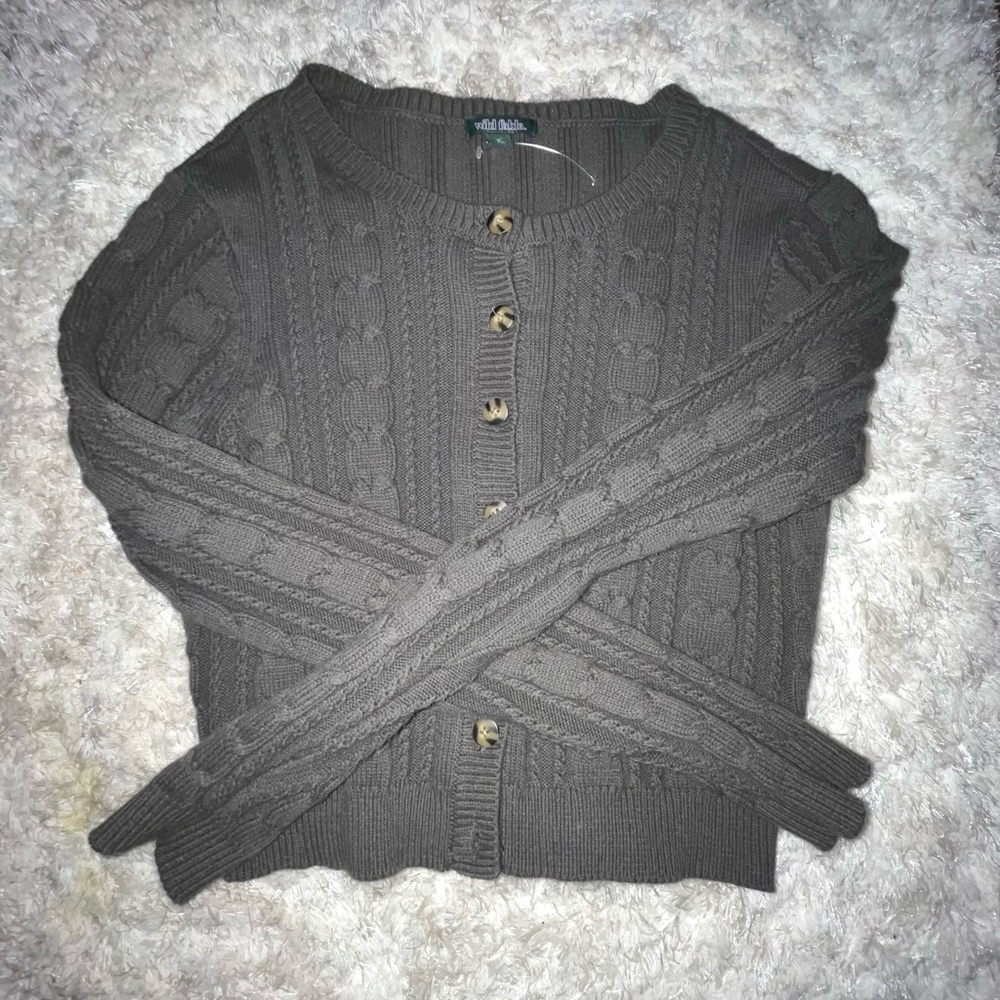 Green Cardigan